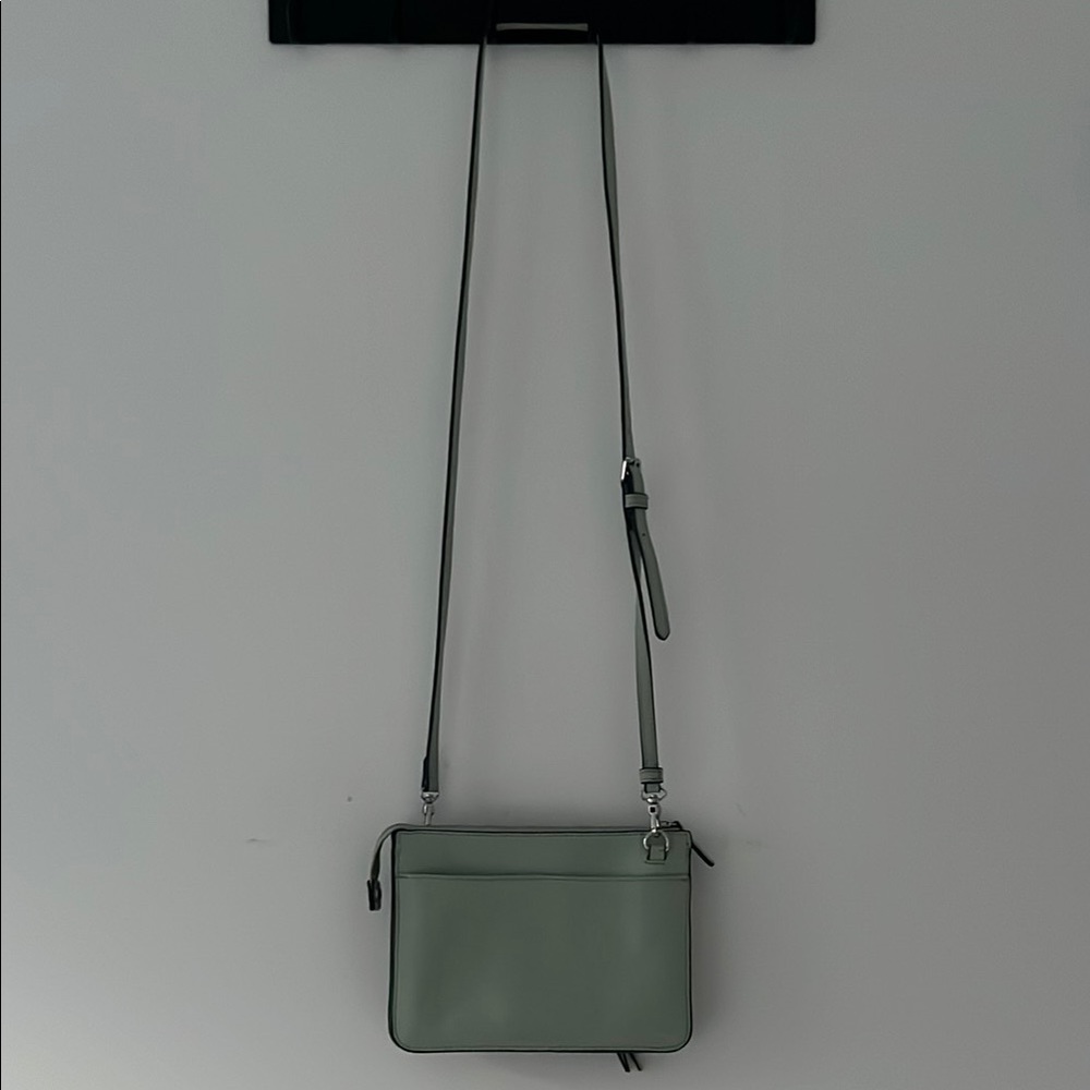 Vince Camuto Mint Green Crossbody Leather Bag